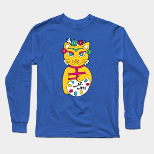 Frida Cat Long Sleeve T-Shirt